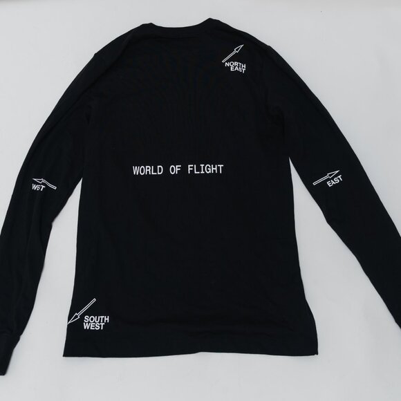 Air Jordan World of Flight Tokyo Men's 2XL Long Sleeve T-Shirt Black - NEW OG - Picture 5 of 9